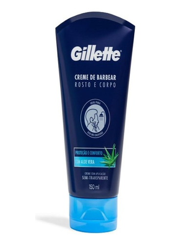 Crema Para Afeitar Hombres Gillette Con Aloe Vera 150ml