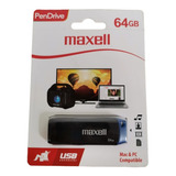 Memoria Usb 64gb Maxell Almacenamiento Flash Drive Llavero