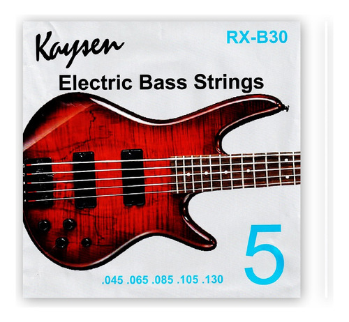 Cuerdas Para Bajo Kaysen 5 Cuerdas Rx-b30