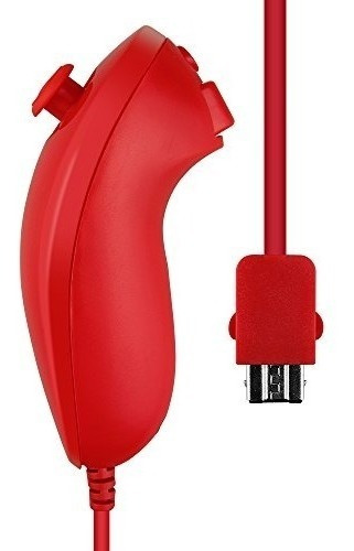 Control Nunchuk Para Wii Y Wii U Color Rojo