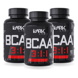 Combo 3x Bcaa 3:1:1 60 Caps - Dark Lab (180 Caps) Sabor Sem Sabor