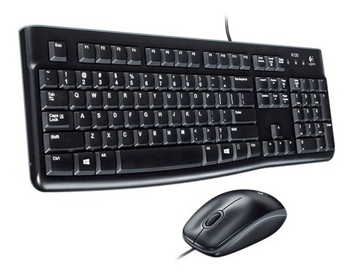 Teclado Y Mouse Logitech Media Combo Desktop Mk120 Usb