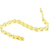 Pulsera Hombre Mujer De Oro 18k Laminado Eslabones Dorados