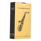 Saxofón Alto Tradicional Reed Box, 10 Unidades/.. 0, Saxofón