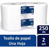 Toalla De Papel Alto Metraje H/s Universal 250 Mt X 2 Rollos