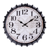 99lya Reloj De Pared 3d Retro Vintage Con Forma De Botella,