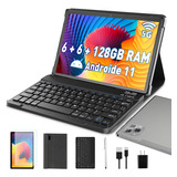 Tablet 10.1'' Fhd 128gb + 6gb De Memoria Ram Con Teclado Bt