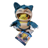 Pikachu Cosplay Snorlax Peluche Pokemon Importado 