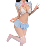Lenceria Mujer Ropa Interior Uniforme De Anime Cosplay