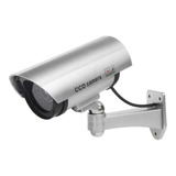 Camara Seguridad Falsa Apariencia Real Led Rojo Ext/int