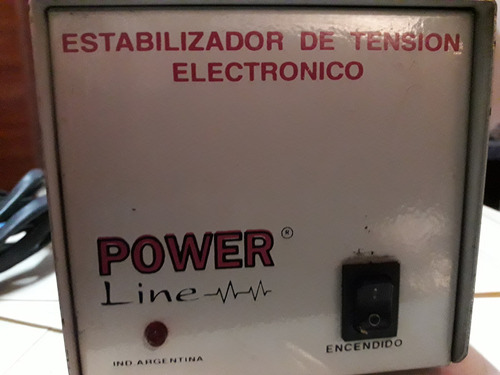 Estabilizador Tension Power Line 500 Whats Usado Liquido