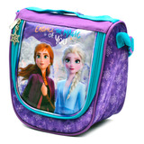 Lonchera Escolar Ruz Original Morada Niña Frozen Elsa & Ana