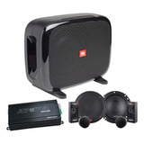 Paquete Subwoofer Jbl Fuse 8 + Set De Medios + Amplificador