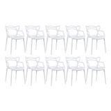 10  Cadeiras Allegra Cozinha Ana Maria Inmetro Colorida Cores Cor Da Estrutura Da Cadeira Branco
