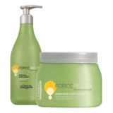 Loreal Force Relax Nutri Control Masc 500ml + Sh 500ml Promo