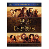 El Señor De Los Anillos + El Hobbit Trilogias Boxset Blu-ray