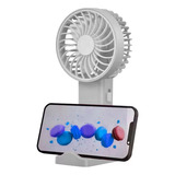 Ventilador Portátil Recargable Mini Con Soporte Celular 