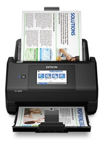 Escáner Dúplex Inalámbrico Epson Workforce Es-580w Negro