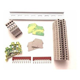 Dinkle Carril Din Bloque Kit # 2 Din Rail Terminal Bloque Ki