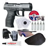 Paq Pistola Co2 Walther Ppq M2 .177 21rds Pellets 400fps Xp