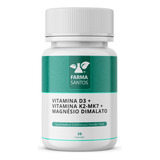 Vitamina D3+ Vitamina K2-mk7 + Magnésio Dimalato 30 Cápsulas