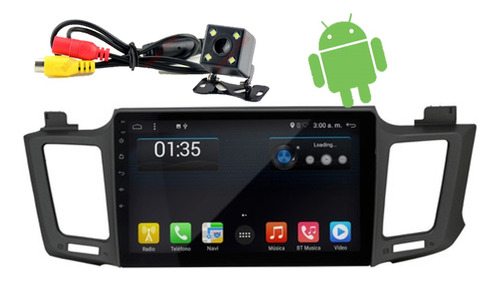 Estéreo Android Toyota Rav4 2013 A 2018 Gps Wifi Y Camara