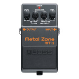 Pedal De Distorsión Para Guitarra Eléctrica Metal Zone Mt-2
