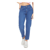 Jeans Mujer Mom 1907 Azul Paradise Jeans