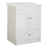 Mueble Vanitorio Pvc Blanco F 60x47x80cm