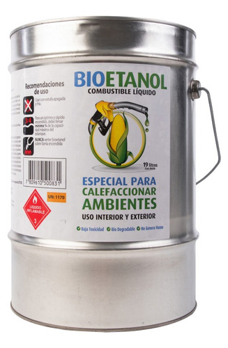 Bio Etanol Calefacción Hogar Fogón Ambientes