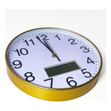 Relógio De Parede Visor Digital Cozinha Sala Prata Yl-206-1