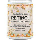 Crema Hidratante Retinol 2,5% Para Cara Y Área De Los Ojos