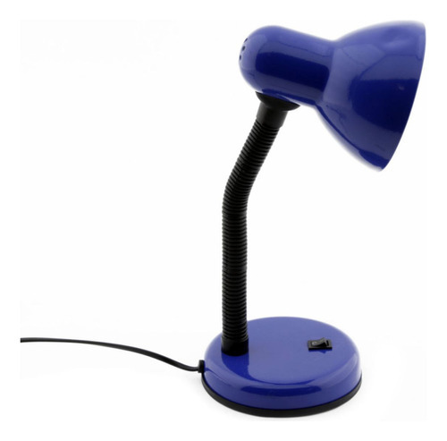 Lámpara Escritorio Piccola Flexible 1 Luz E27 Casa Bonita Color De La Estructura Azul Color De La Pantalla Azul 110 - 120v