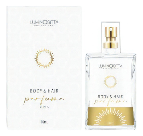 Perfume Para Cabelo E Corpo Roma 100 Ml Luminosittà