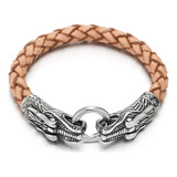 Coolsteelandbeyond Brazalete De Dragón De Acero Para Hombre 