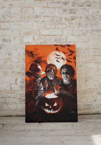 Cuadro Decorativo En Canvas Myers Fredy Jason Halloween