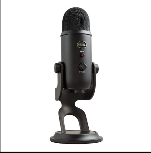 Micrófono Blue Yeti Condensador Multipatrón Blackout 