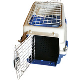 Jaula Transportadora Kennel Perro Gato 50x34x32cm 3 Pzas