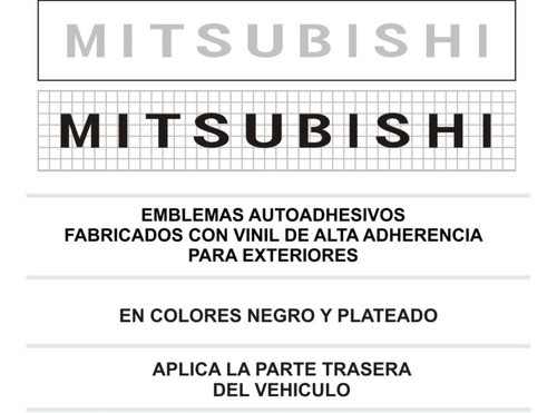 Calcomana Mitsubishi Panel L300 Foto 7