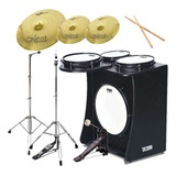 Kit Tajon Bateria Fsa Taj51 Master Preto - Profissional 