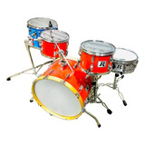 Bateria Rogers Big R Usa Vintage Anos 70 Ludwig Grestch