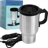 Vaso 480ml Térmico Auto Acero Tazón Mug 12v Eléctrico 73702.