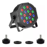 Foco Luces 18 Led Rgb Dmx Fiesta Disco Corriente