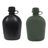 Kit C/2 Cantil De Campanha- Militar- Camping 900ml / Bélica 