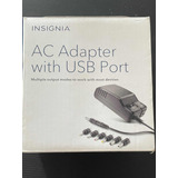 Insignia Universal Ac Adapter Con Puerto Usb (ns-ac1200c)