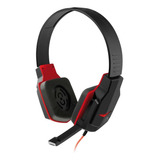 Headset Gamer Multilaser Ph073 - Preto/vermelho