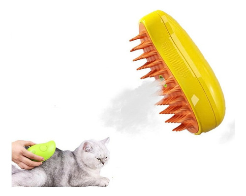 Cepillo De Vapor Para Gatos 3 En 1, Autolimpiante