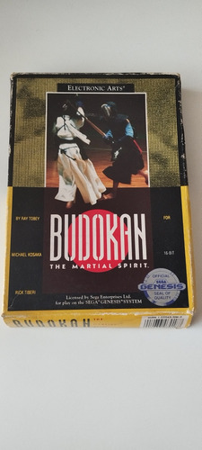 Fita Vídeo Game Budokan The Martial Spirit Sega Genesis 1990