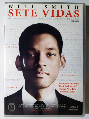 Dvd Sete Vidas Will Smith Seven Pounds Rosario Dawson