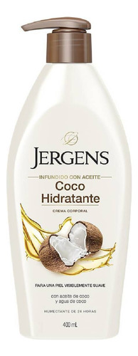 Jergens Crema Corporal Coco Hidratante 400ml